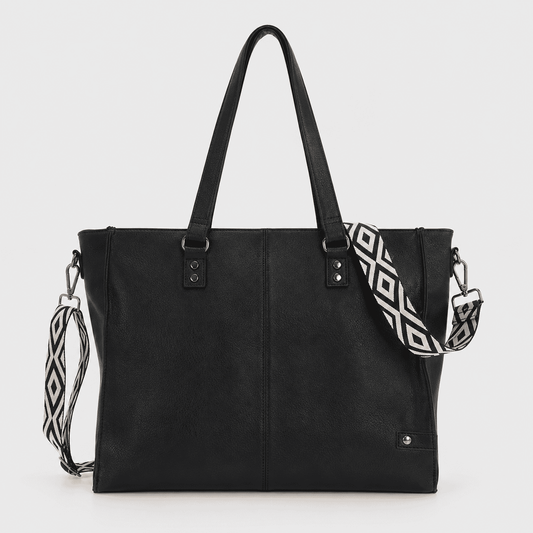Veghel – Dames Shopper & Schooltas Zwart