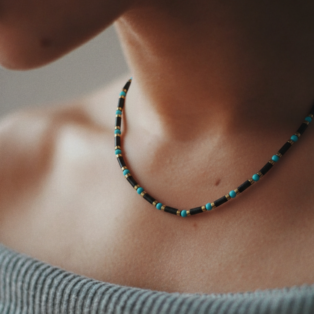 Nuit Turquoise ketting