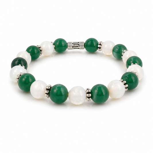 Green Balance – Dames Edelsteen Armband