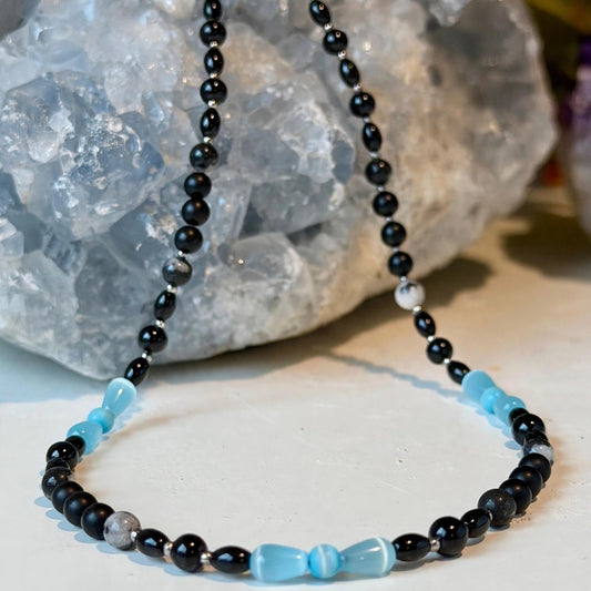 Notte Azzurra – Edelstenen Damesketting