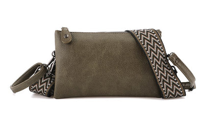 New York – Donkergroen Schoudertasje