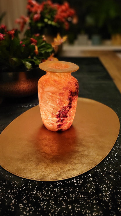 Fuoco Silenzioso – Silent Fire Alabaster Lamp