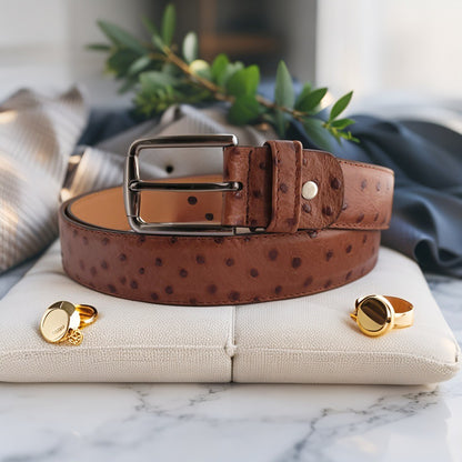 Eleganza Toscana – Unisex Leren Riem