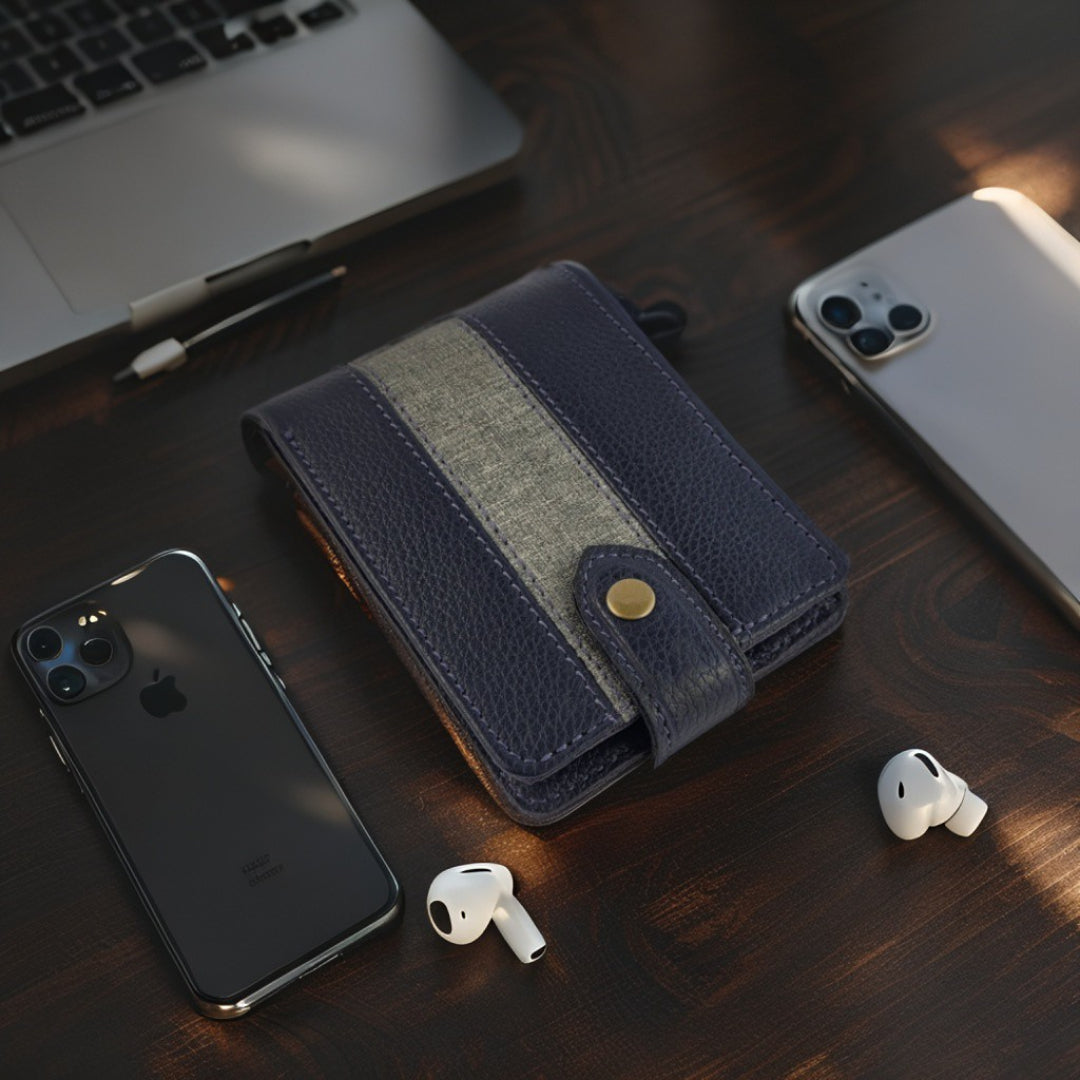 Urban Style Navy Wallet
