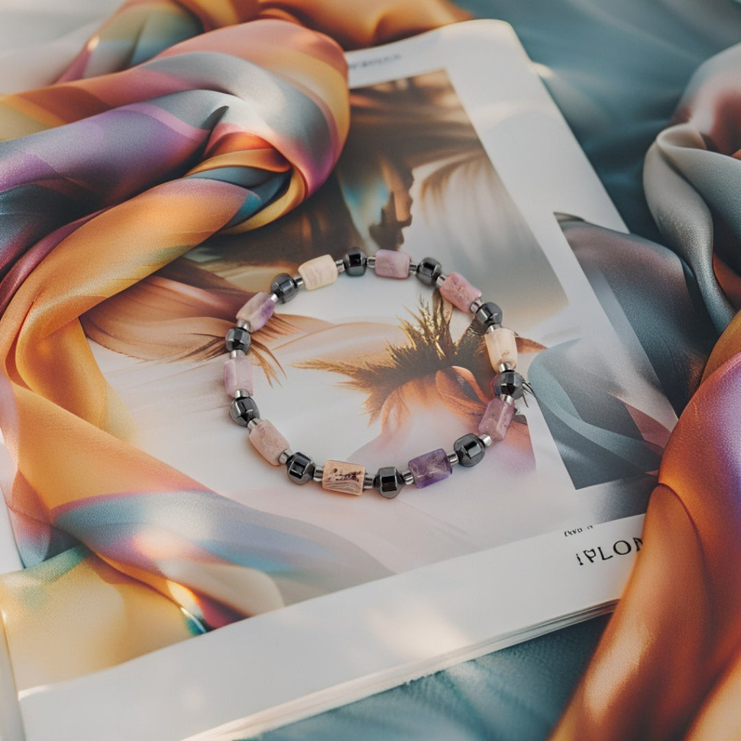 Lila Eleganza Armband