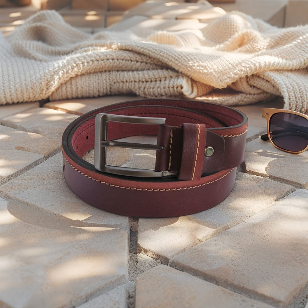 Unisex Leren Riem Toscana Classica